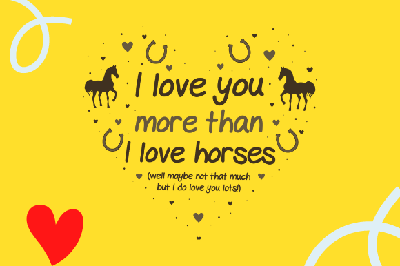 Horse Sign Love You More Than Horses Embroidery Review