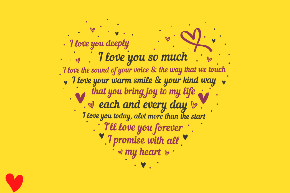 Love Sign Heart Gift Design Review