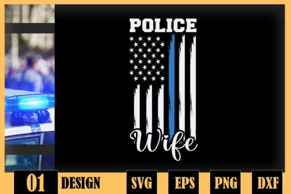 Police Officer Wife American Flag Embroidery Review