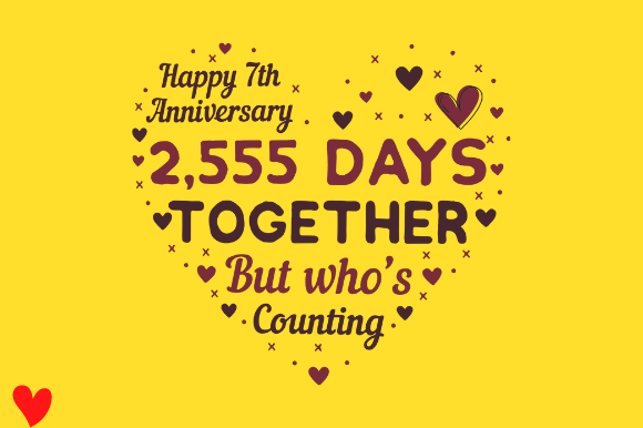 Reviewing CELEBRATE 7TH WEDDING ANNIVERSARY