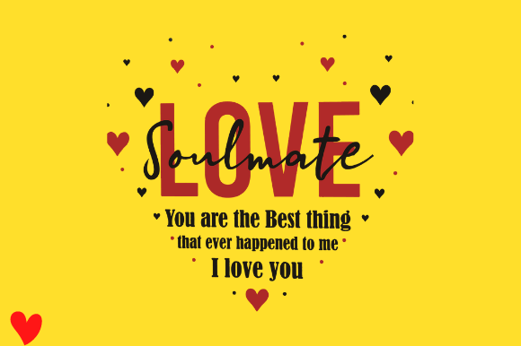 Soulmate Husband Wife Heart Anniversary Design Review