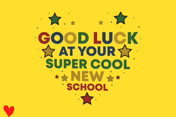 Starting School Good Luck SVG PNG EPS AI