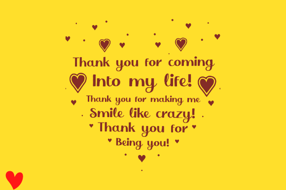 THANK YOU GIFT for HEART LOVE