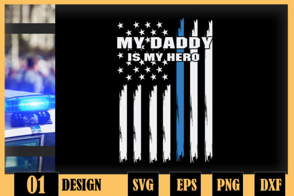 Thin Blue Line Flag My Daddy My Hero Review